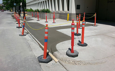 Commercial Parking Ramp Driveway