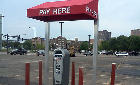 Commercial Pay Station & Signage