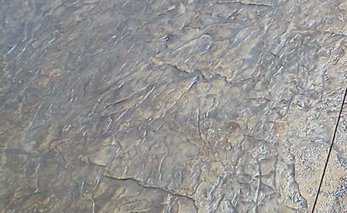 Stamped & Stained Concrete Detail