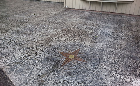 Decorative Concrete Patio